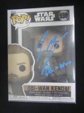 Ewan McGregor signed Funko POP! Star Wars Obi-Wan Kenobi #538 w/COA